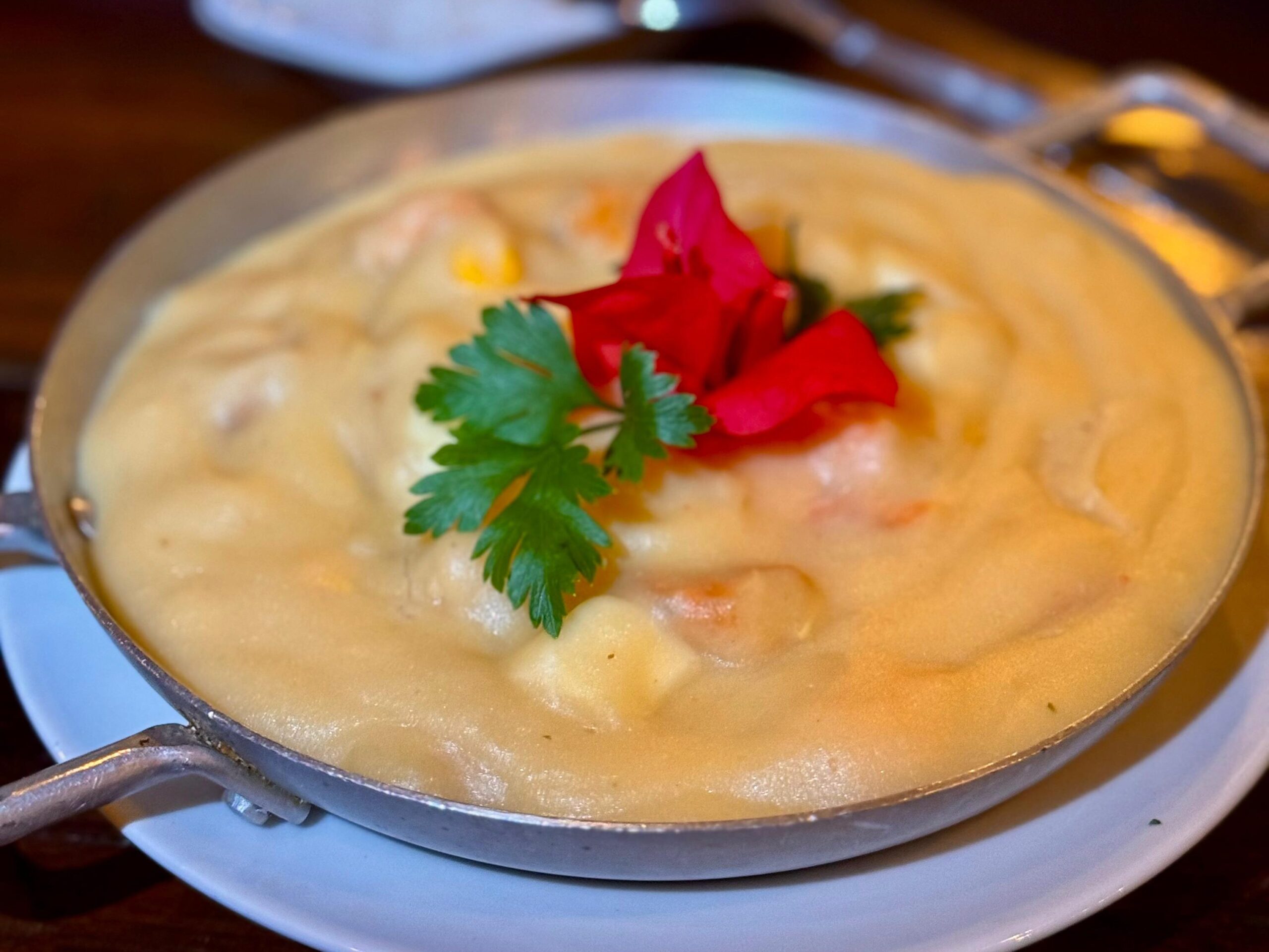 Prato bem apresentado da gastronomia de Atins, Maranhão